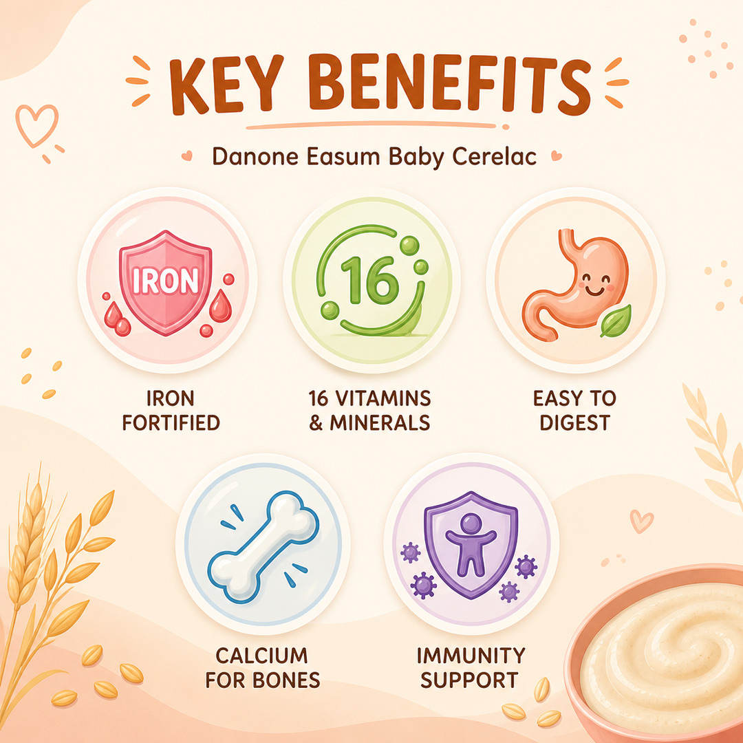Easum Baby Cerelac Powder 400 GM thumbnail 3